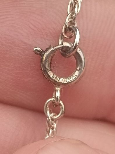 Vintage Chinese Sterling Silver Pendant Love Set
