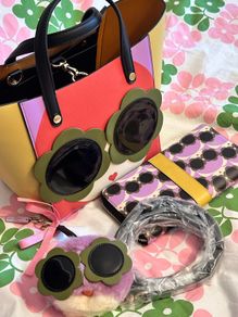 Orla Kiely Exclusive Lola Bag with Large Wallet and Bag Charm