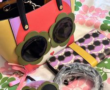Orla Kiely Exclusive Lola Bag with Large Wallet and Bag Charm