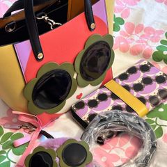 Orla Kiely Exclusive Lola Bag with Large Wallet and Bag Charm
