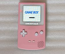 Nintendo Gameboy Color - IPS Screen - Li-Ion Battery - CGB-001 - White & Pink