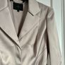 Coast mother of the bride groom champagne satin skirt suit UK12 Image 4
