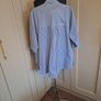 Blue and White Striped Shirt Image 4