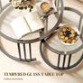 Round Nesting Coffee Tables Set of 2 Image 5