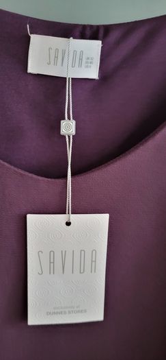 SAVIDA burgundy lace detail cami Sz 12 UK - Bnwt Rrp 30