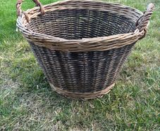 Log Wicker Basket