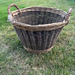 Log Wicker Basket