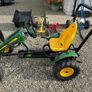 Berg John Deere Go cart with 3 attachments Image 2