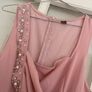 Elegant Dusky Pink Embellished Maxi Dress Image 3