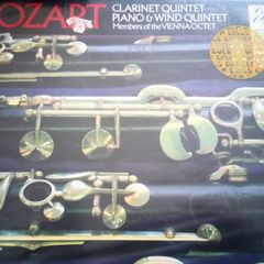 Vinyl Classical Mozart  Members Of The Vienna Octet Clarinet Quintet, Piano & Wind Quintet
