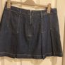 New denim pleated mini skirt MARKS AND SPENSERS Image 5