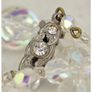 Vintage Aurora Borealis Crystal Bead Necklace Art Deco Bridal Jewellery Image 10