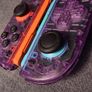 Custom Nintendo Switch 2 Retro Clear Atomic Purple Joy-Cons Image 3