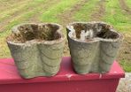 Vintage reconstituted planters
