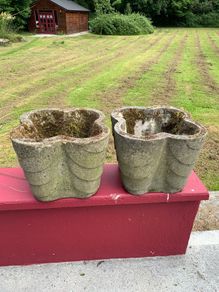 Vintage reconstituted planters
