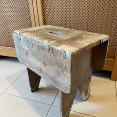 Vintage Kilrane Technical School, Wexford Pine stool