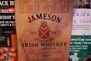 Jameson 1982 cloth hanging calendar