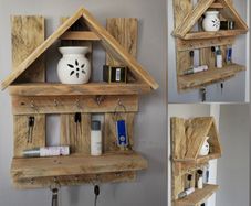 Key Holder with Shelf