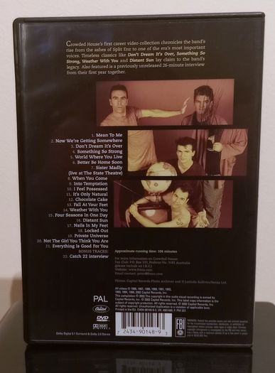 Crowded House Dreaming The Videos DVD