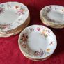 54 Piece Royal Crown Derby English Bone China Derby Posies Pattern Dinner, Tea And Coffee Service For 6 Person Setting Made In England Image 9
