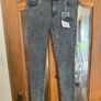 BNWT Only Rain skinny regular waist stretchy grey denim jeans size M/30 UK10 EU38 Postage included Image 3