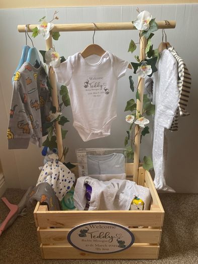 Personalised Baby Crate / Baby Gift