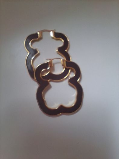 Bear silhouette earrings