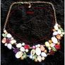 Crystal Inspired Multicoloured Choker Style Necklace Image 2