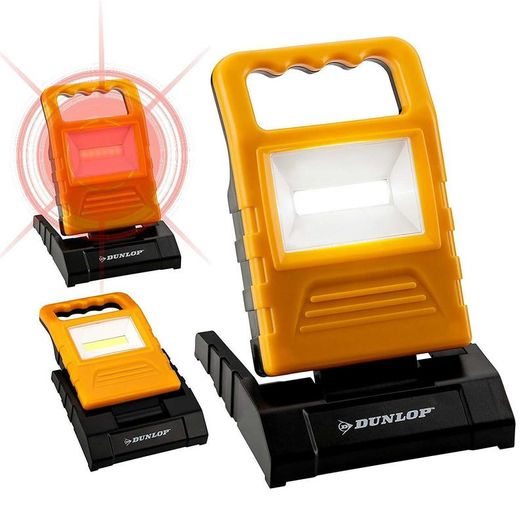 Dunlop 120Lumen COB LED Work Light Dimmable Lantern Emergency Garage Hom
