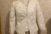 Jacket  and top  cream &amp; black