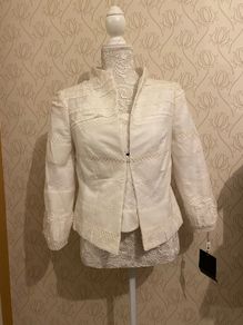 Jacket  and top  cream & black