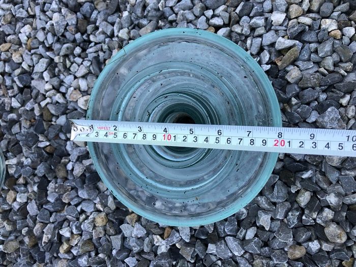 vintage glass insulator
