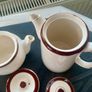 Mid Century Alfred Meakin Demitasse Set, 15 Piece English Coffee Service, 1950s Image 6