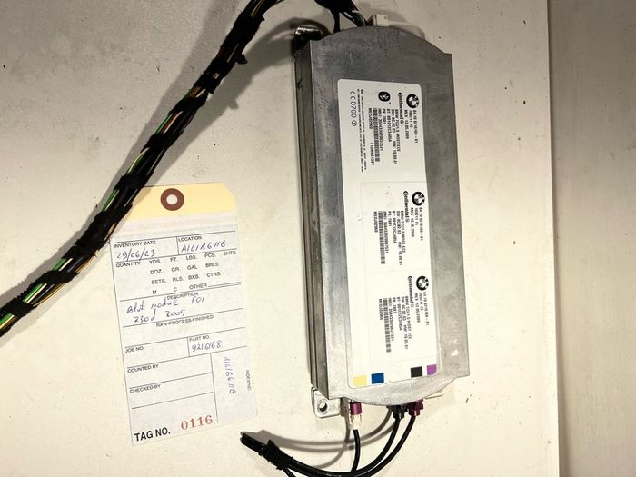 2009 Bmw 7 Series F01 F02 Continental Bluetooth Control Module 9216168 A1l1b611g.