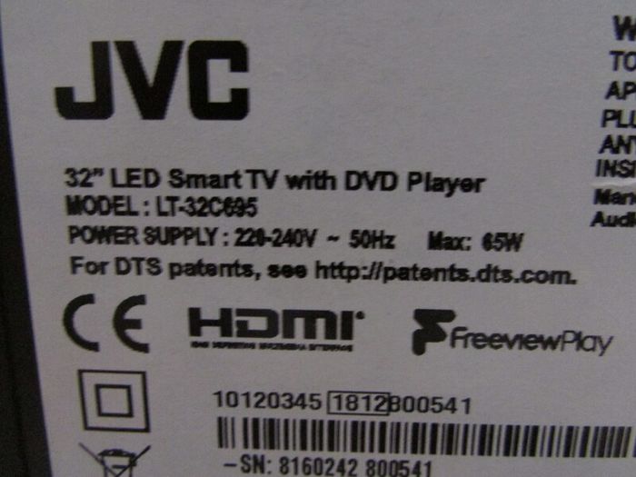 Jvc tv 32'' smart