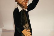 Rabbi Handmade Wooden Marionette