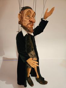 Rabbi Handmade Wooden Marionette