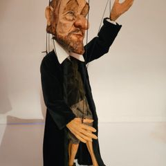 Rabbi Handmade Wooden Marionette
