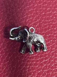 Vintage Silver Elephant Pendant