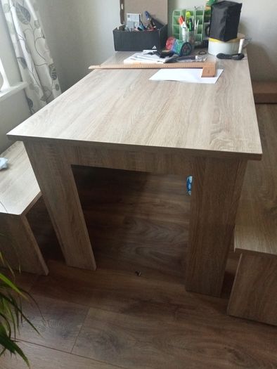 Dining Table and 2 benches