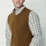 100% lambswool mens vest sweater Image 3