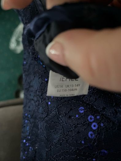 Brand new Girls navy Dress 13-14 years 158-164cm