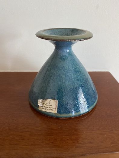 LOUIS MULCAHY pottery oil lamp