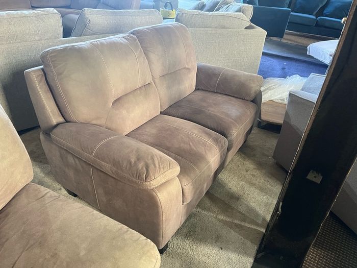 Beige 2 seater sofa couch