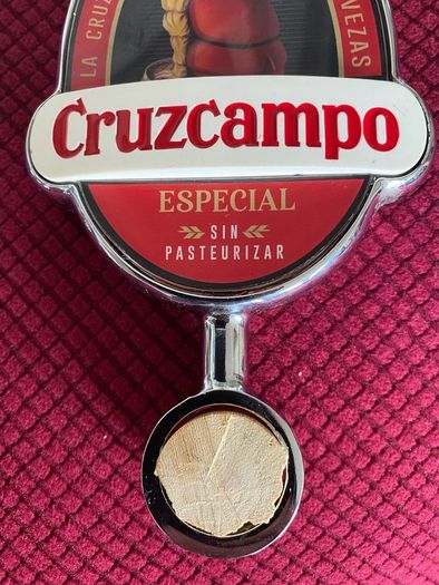Rare Cruzcampo Beer Bar Sign