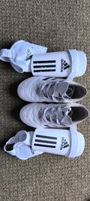 adidas kids football shin guards and boots