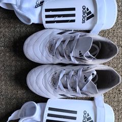 adidas kids football shin guards and boots
