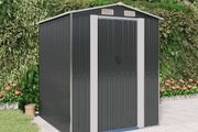 Garden Shed Anthracite 192x274x223 cm Galvanised Steel