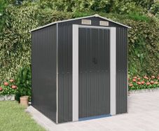 Garden Shed Anthracite 192x274x223 cm Galvanised Steel