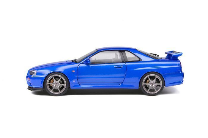 Nissan Skyline GT-R R34 Metallic Blue - New in Box - 1/18